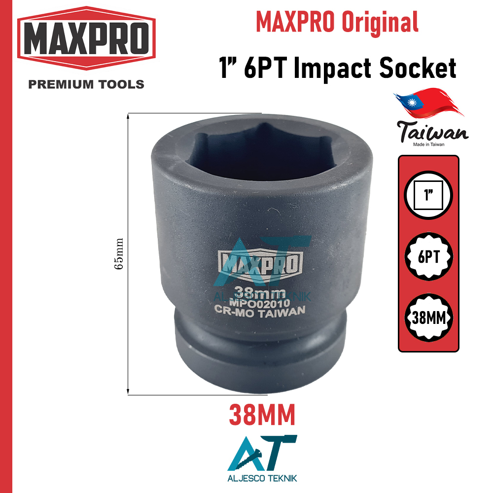 MATA MAXPRO 1 INCH 38MM 38 MM 6PT IMPACT SOCKET WRENCH