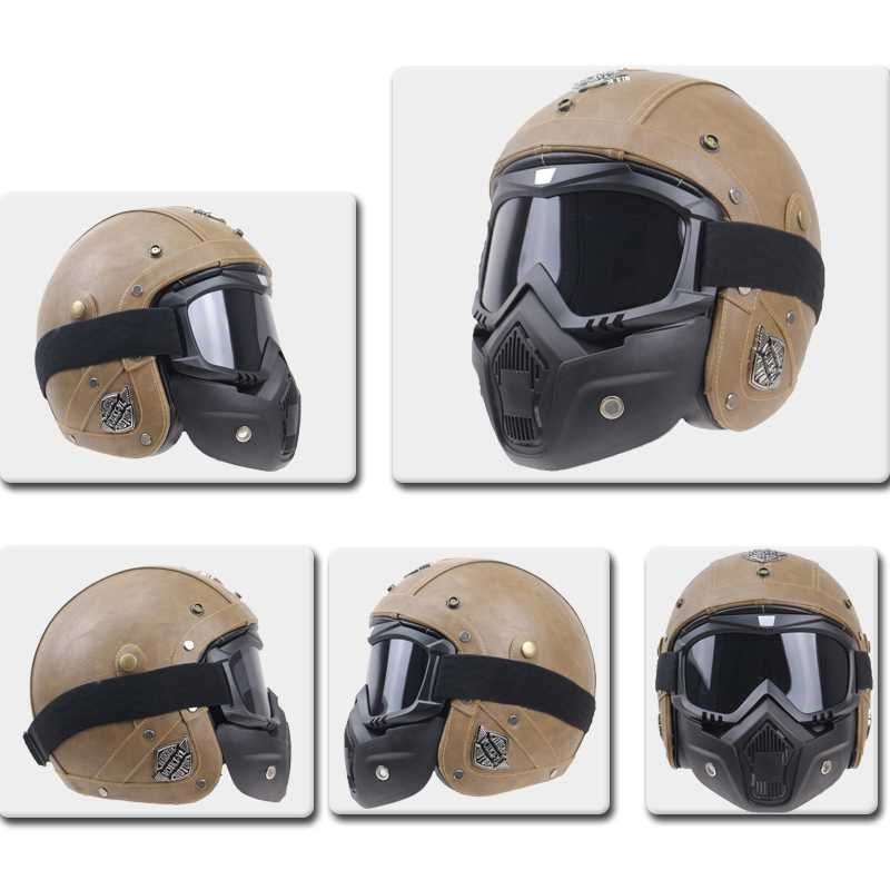 Goggles MASK VISOR GLASSES RETRO CLASSIC WINDPROOF MOTORCYCLE BOGO HELMET |3110