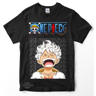 เสื้อยืด พิมพ์ลาย One PIECE GEAR 5 Mugiwara Premium luffy d monkey