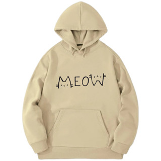 Meouw เสื้อแจ็กเก็ต มีฮู้ด แบบหนา สําหรับเด็กอายุ 6-15 ปี