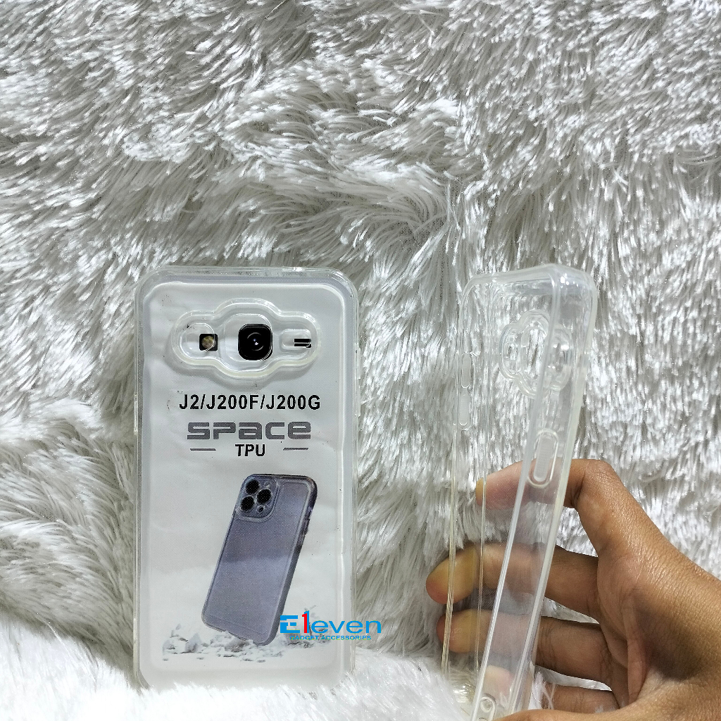 THICK CLEAR SPACE SILICONE SOFTCASE SAMSUNG J2 - SAMSUNG J3 - SAMSUNG J2 PRIME - SAMSUNG J3 PRO- J5P