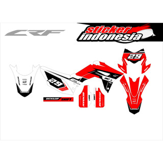 สติกเกอร์ DECAL CRF STRIPING FULL BODY v3 28