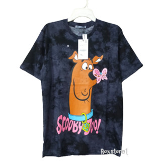 เสื้อยืดแขนสั้น พิมพ์ลาย Scooby doo ขนาดใหญ่ เหมาะกับทุกขนาด สําหรับผู้ชาย และผู้หญิง