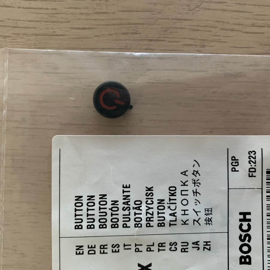 Bosch GO Gen 2 ปุ่ม 1600A01C7L อะไหล่ Bosch ของแท้