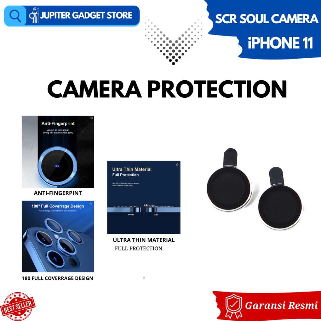 Soulmate เลนส์กล้อง Glass Eagle Eye กระจกนิรภัยกล้อง iPhone 11