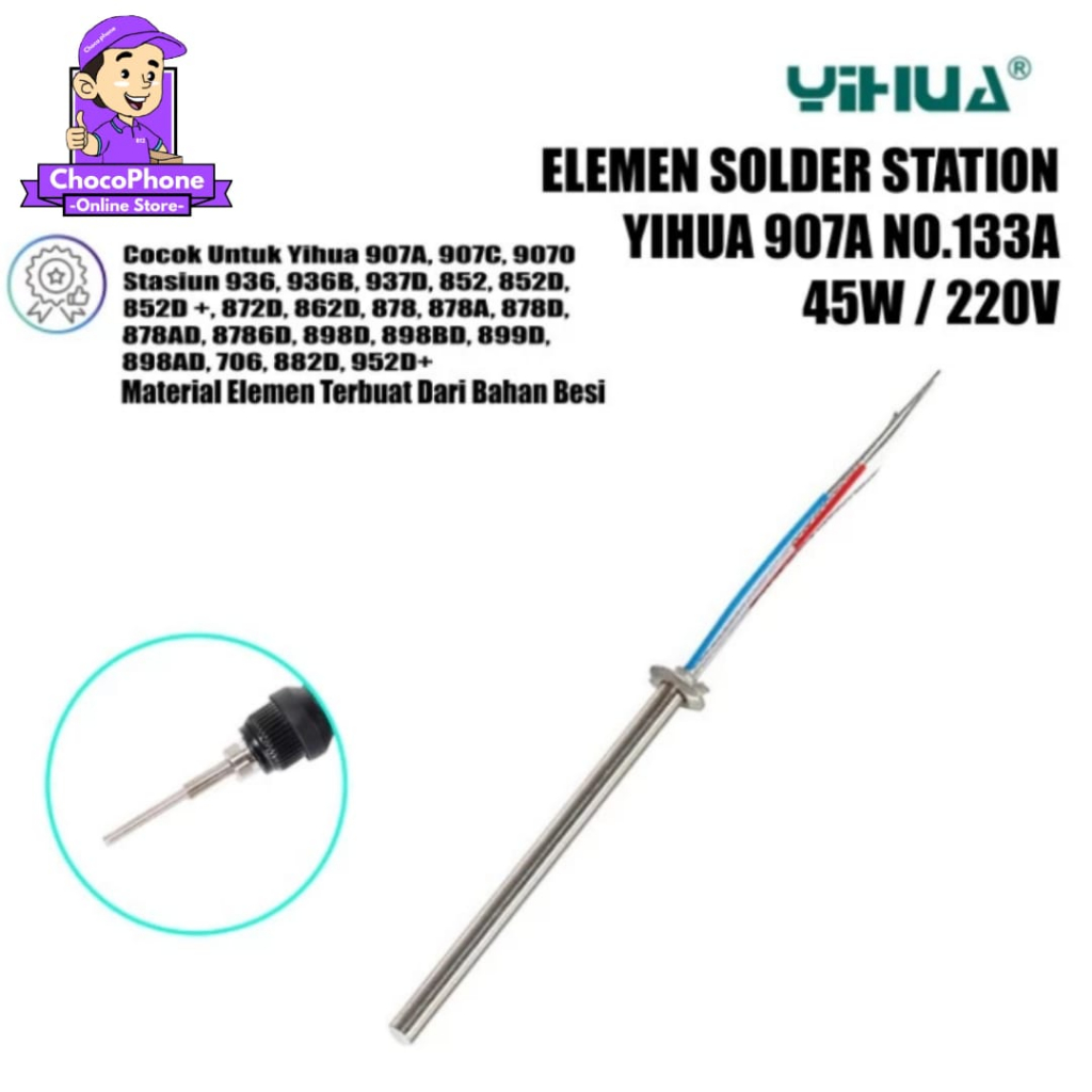 YIHUA STATION SOLDER ELEMENTS 907A NO.133A 45W ORI
