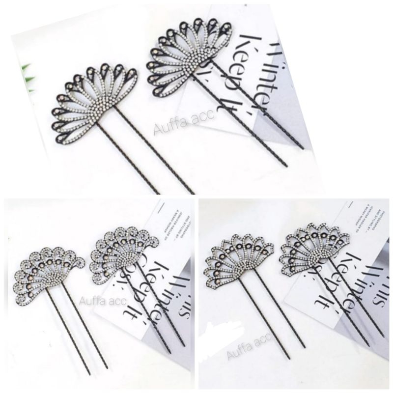 MATA AUFFA ACC BEST HAIRPICK/EYE BUN DECORTATIONS/BEST SEMI GERMAN HAIR BUN DECORTATIONS