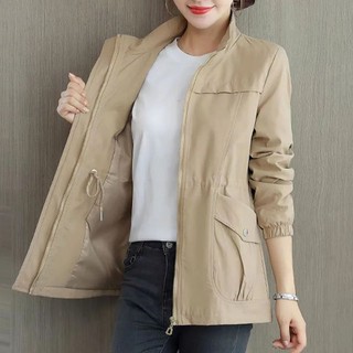 OXZA Jaket Wanita Terbaru Model Casual Trendy