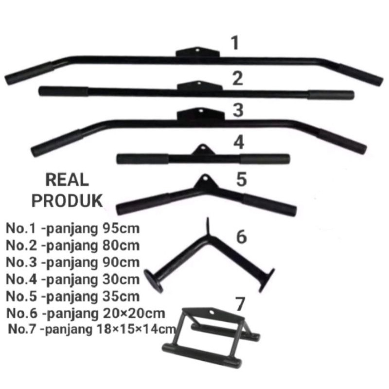 Grip Bar Handle Pull Down Mag Grip Cable Attachment Lat Pulldown Row Bar D Handle Pull Down Set Power