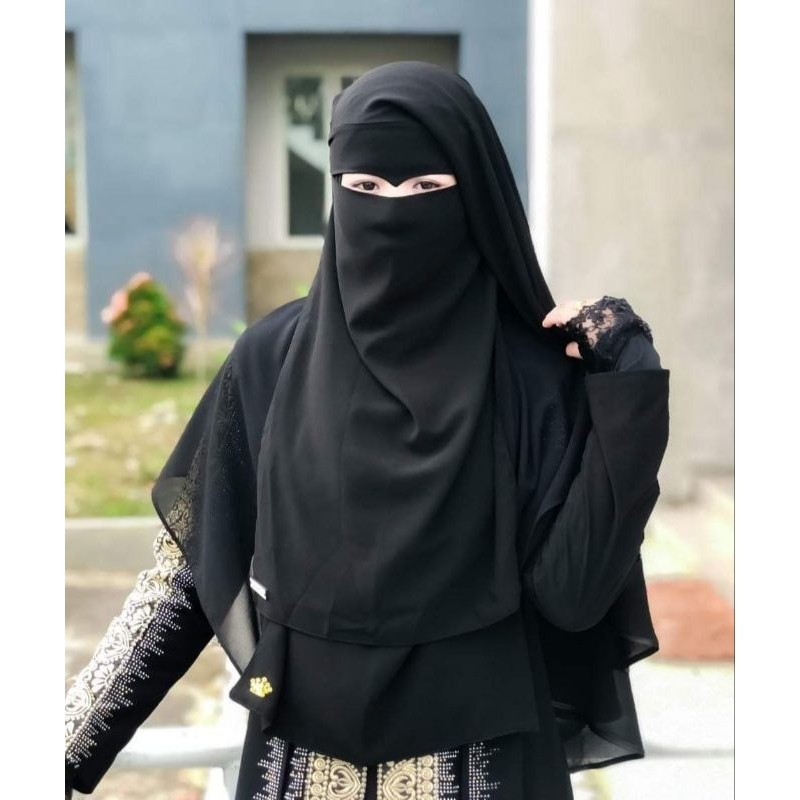 Niqab YAMAN EAGLE / YAMAN EAGLE SHIFON SILKY CADAR