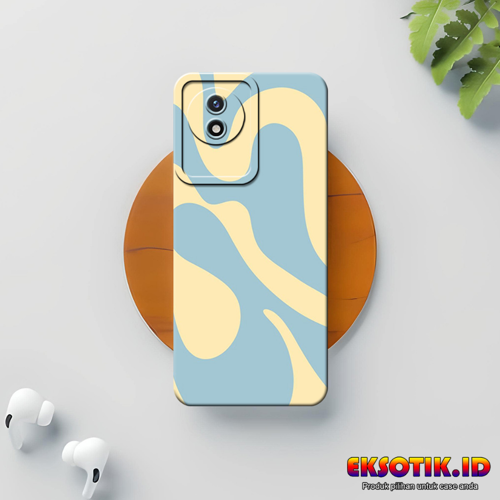 VIVO Y02T กรณี Eksotik.id VIVO Y02T ปลอก VIVO Y02T ซิลิโคนโทรศัพท์มือถือผิวอุปกรณ์เสริม Hardcase Sof