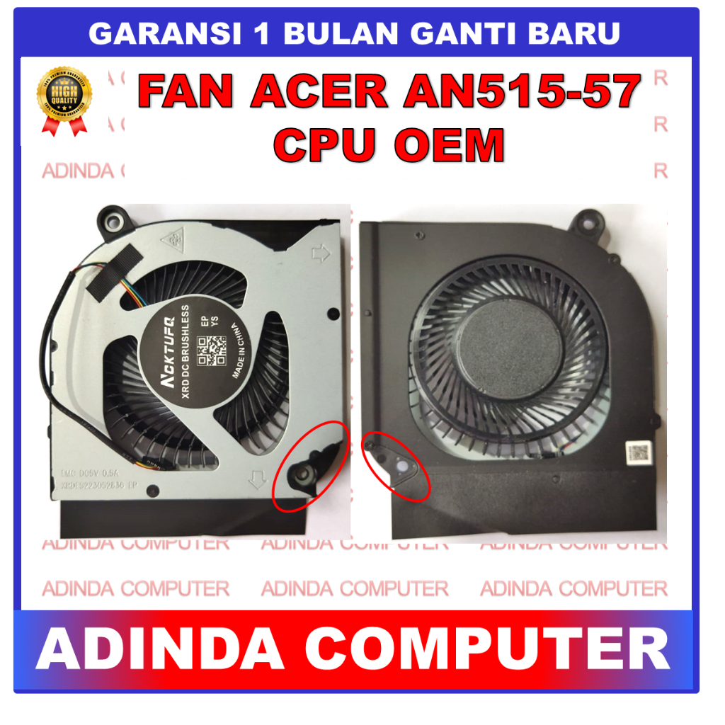 พัดลม CPU ด้านขวา สําหรับ Acer Nitro 5 AN515-57 AN515-44 AN515-45 AN515-55 AN515-56 AN517-41