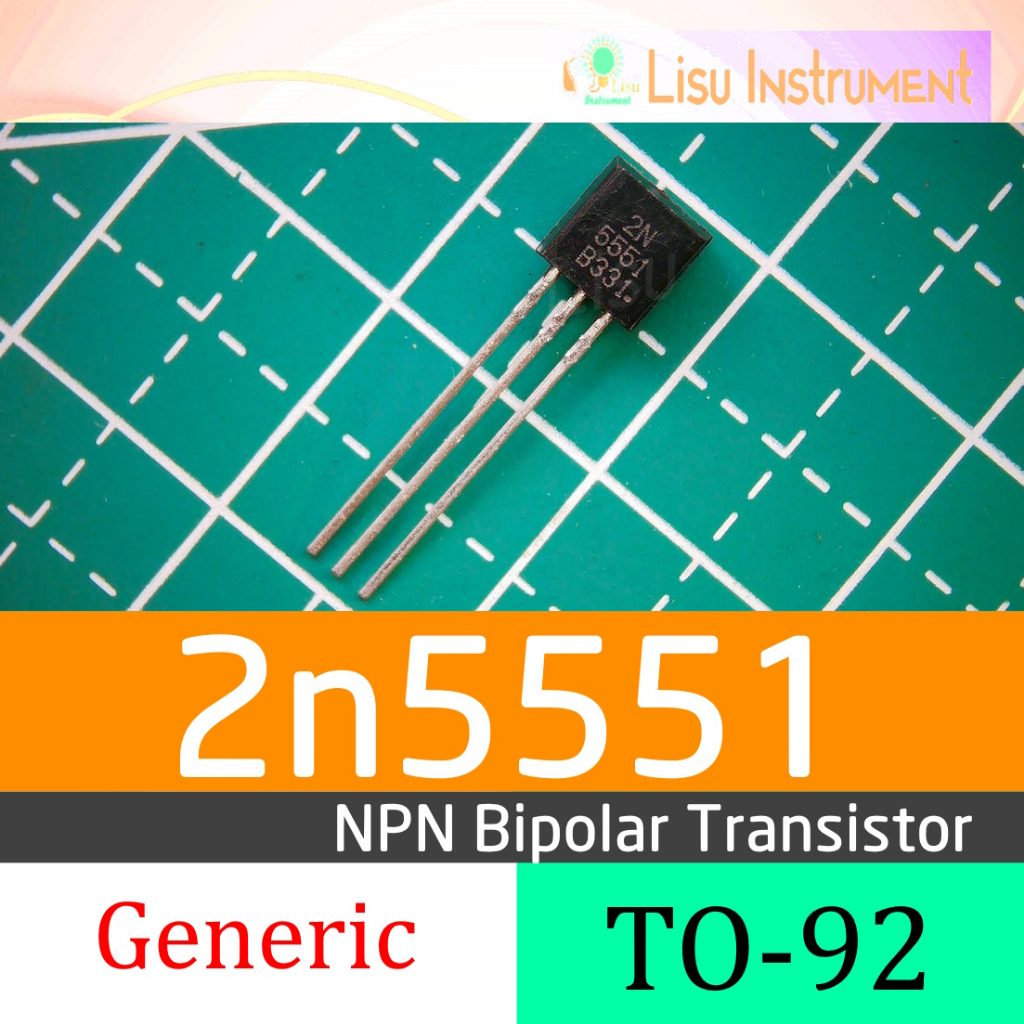 2N5551 NPN Bipolar ทรานซิสเตอร์ BJT TO-92