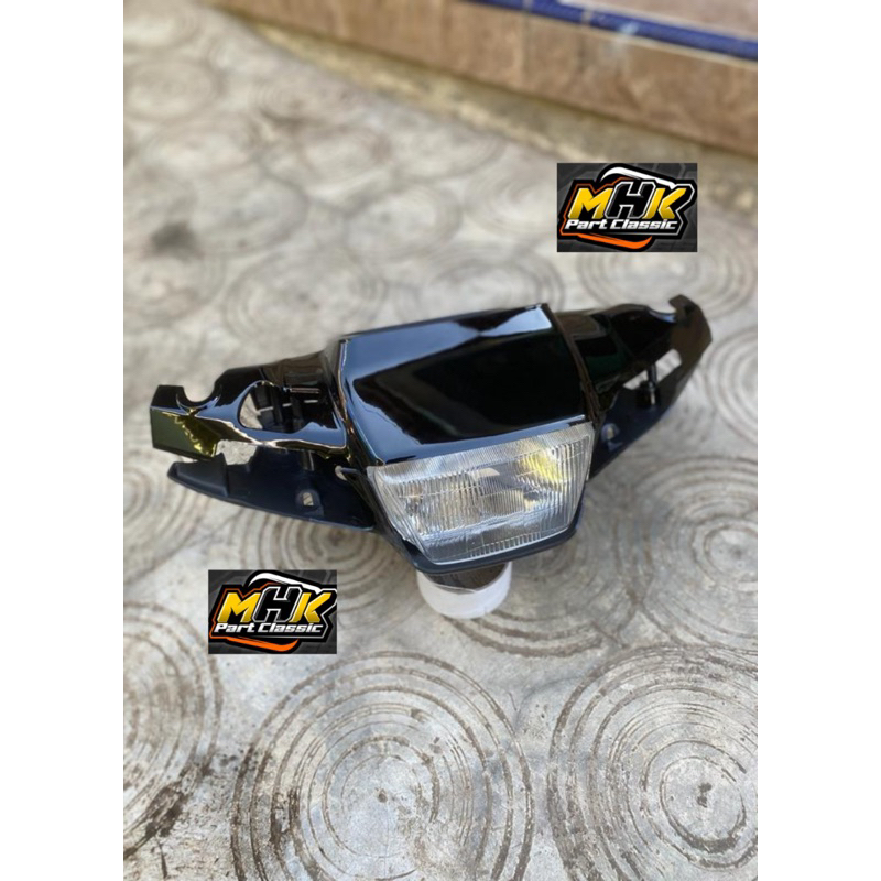 ครอบหัวหน้าตัวล่าง ไฟ Cripton cryyon 1 ชุด ก้นบน f1z Foz force one set