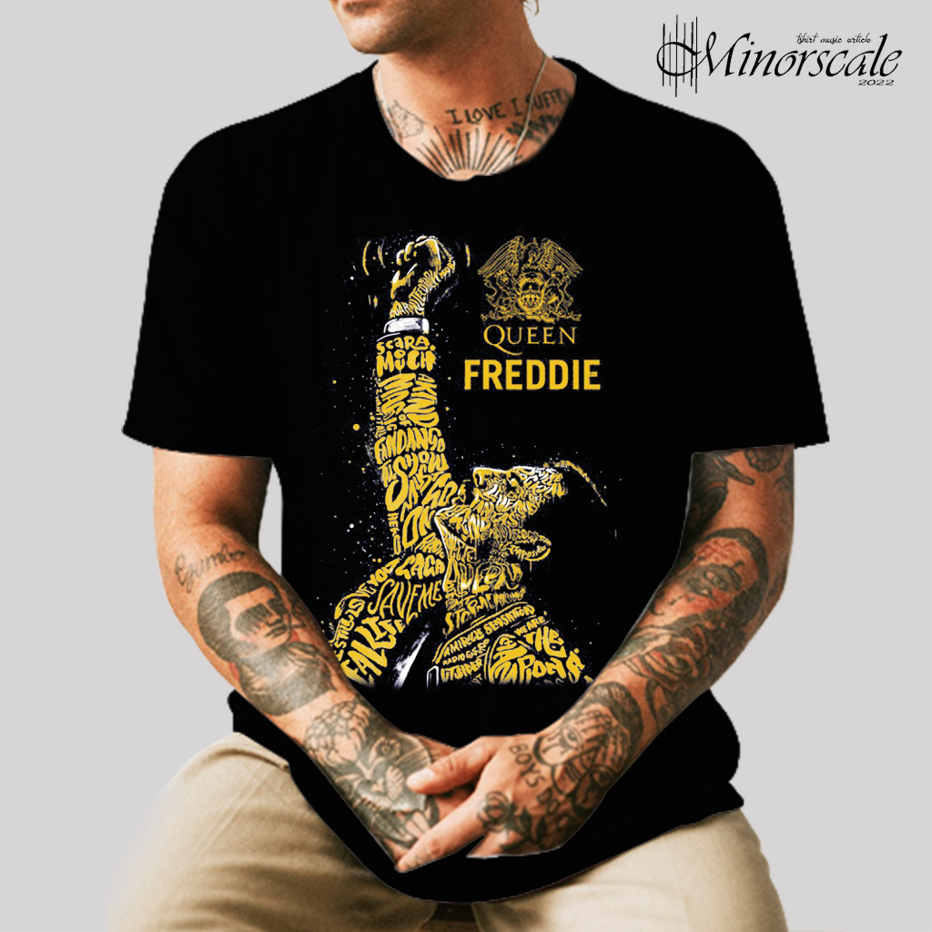 เสื้อยืด Queen BAND MUSIC - FREDDIE MERCURY