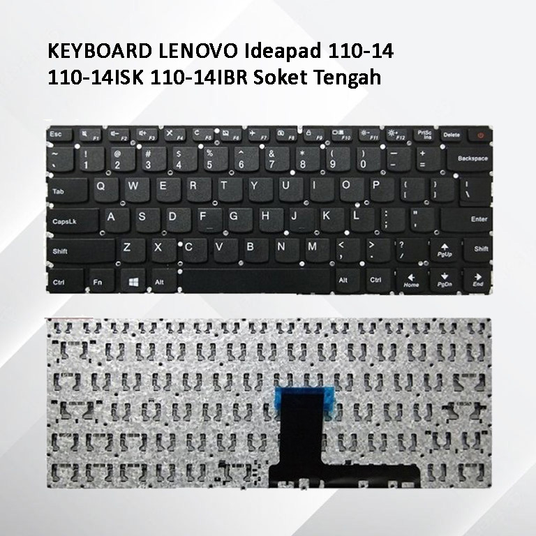 แป้นพิมพ์ Lenovo IdeaPad 110-14 110-14ibr 110-14isk ซ็อกเก็ตกลาง