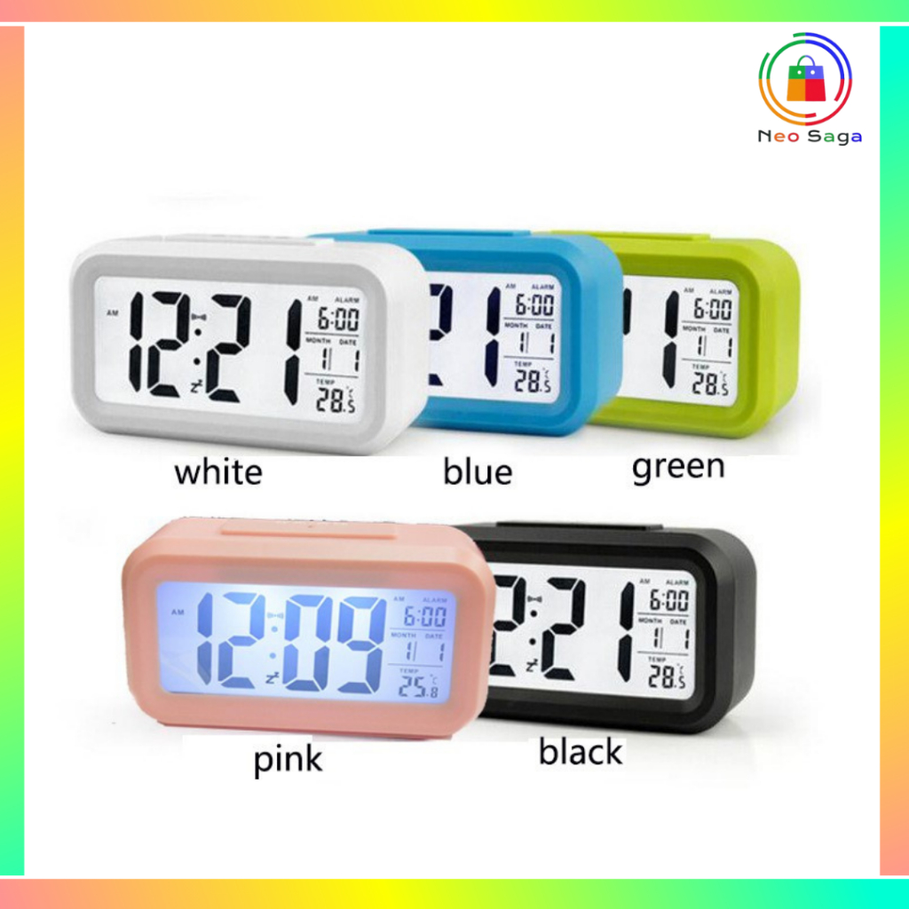นาฬิกาดิจิตอล Smart Alarm Clock Weker Clock Digital TABLE Clock Smart Weker Clock