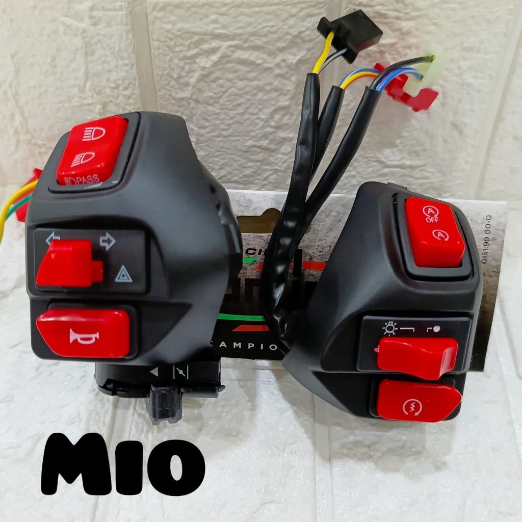 Mio คาร์บอนเวียดนามสวิทช์ Pass Beam Piw Piw Mio สวิทช์ Mio Hazard เวียดนาม Mio Hazard และ Aerox Haza