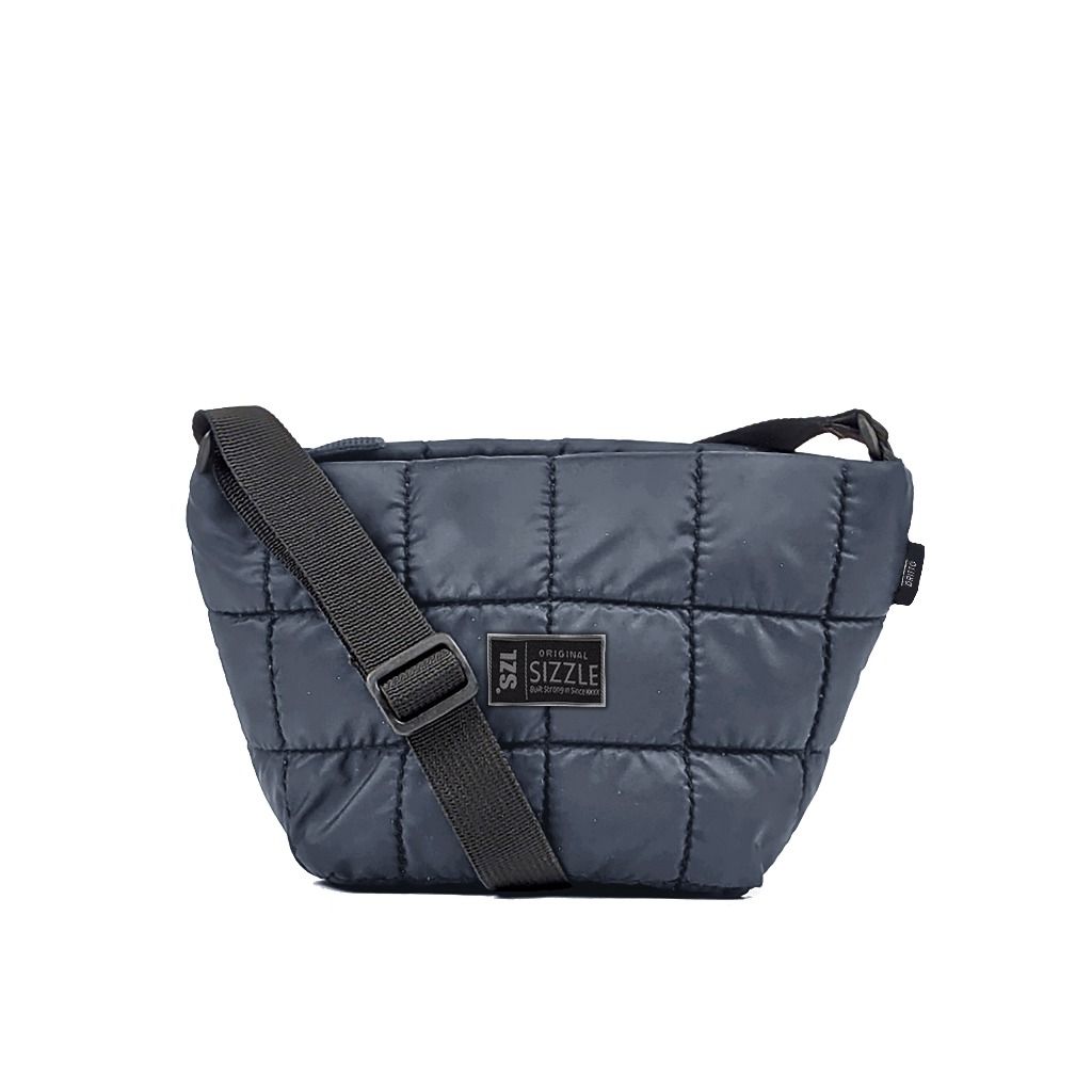 Sizzle Puffy Bag - Unisex Puffy Slingbag - สีเทา