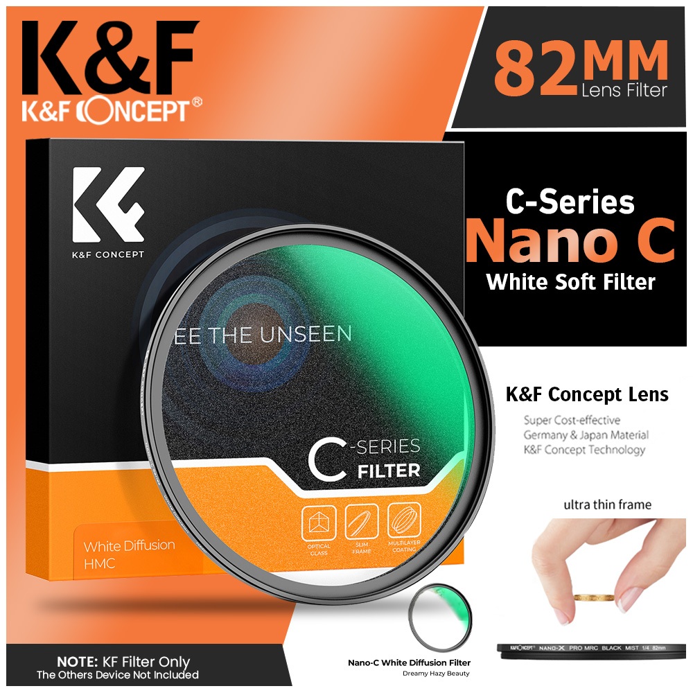 KNF Concept ฟิลเตอร์เลนส์ 82 มม. Nano-C White Diffuser Filter K&F Concept