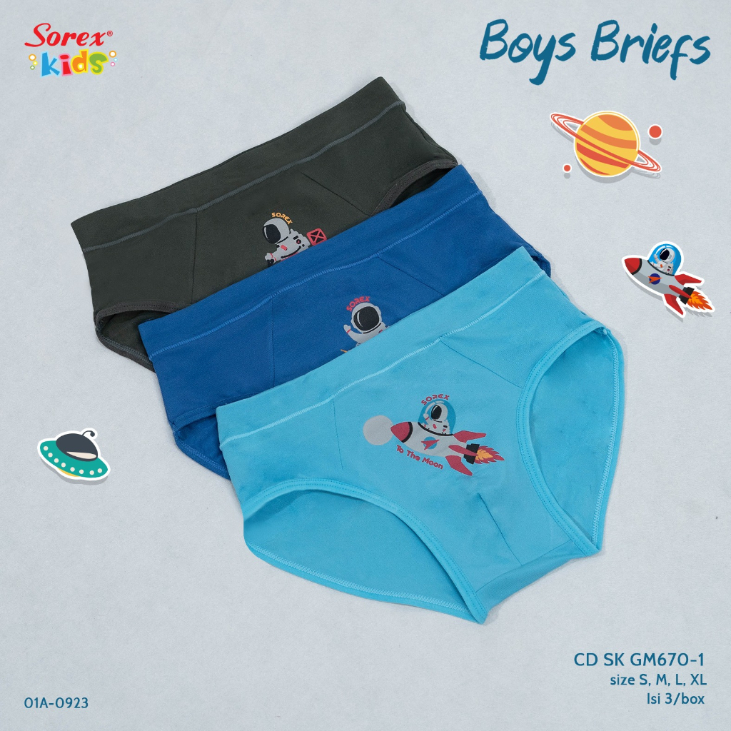 SOREX SK GM 670 1 CHILDRENS CD - SOREX KIDS BOY SK GM 670 - Boys TRIANGLE CD UNDERWEAR LAK Sorex Kid