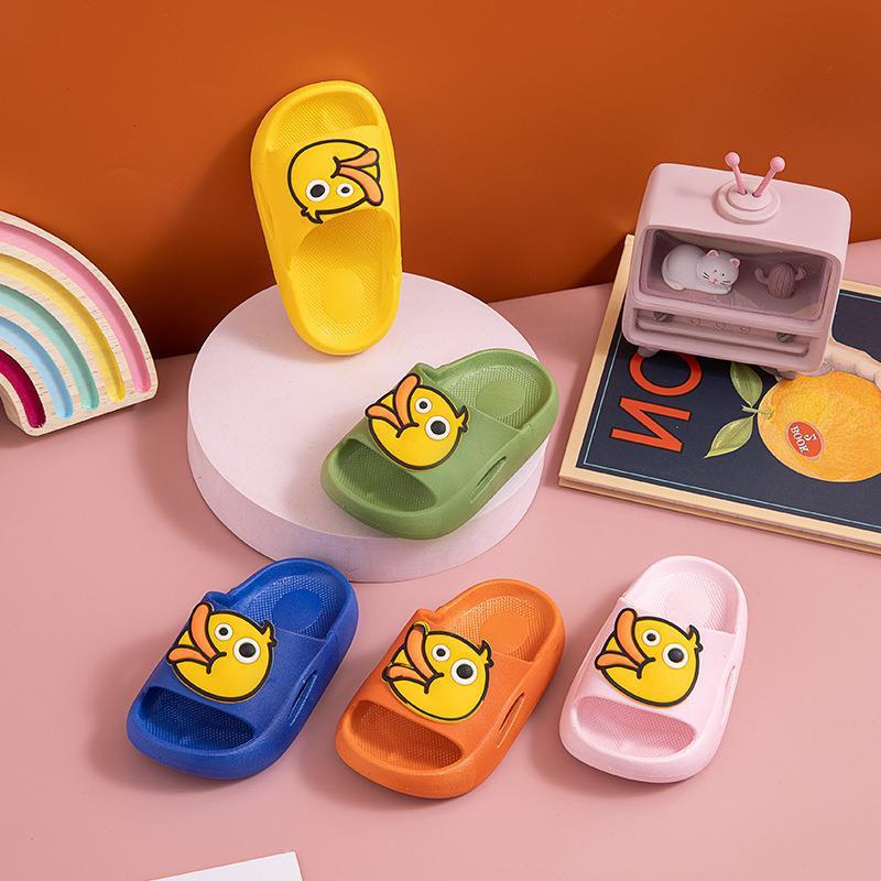 11.11 PUNCAK RUMAH168 SA029 รองเท้าแตะเด็กพร้อมเป็ด motif รองเท้าแตะเด็กกันลื่น unisex น่ารัก