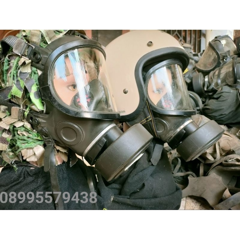 Mata หน้ากากแก๊ส EX Army Gasmask Military Original Tear gas Mask Paint Mask หน้ากากแก๊ส อเนกประสงค์