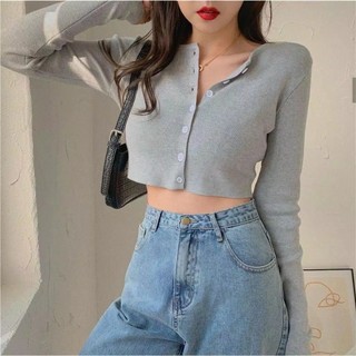 Cardi Top Shirt ANGEL Knit Rib