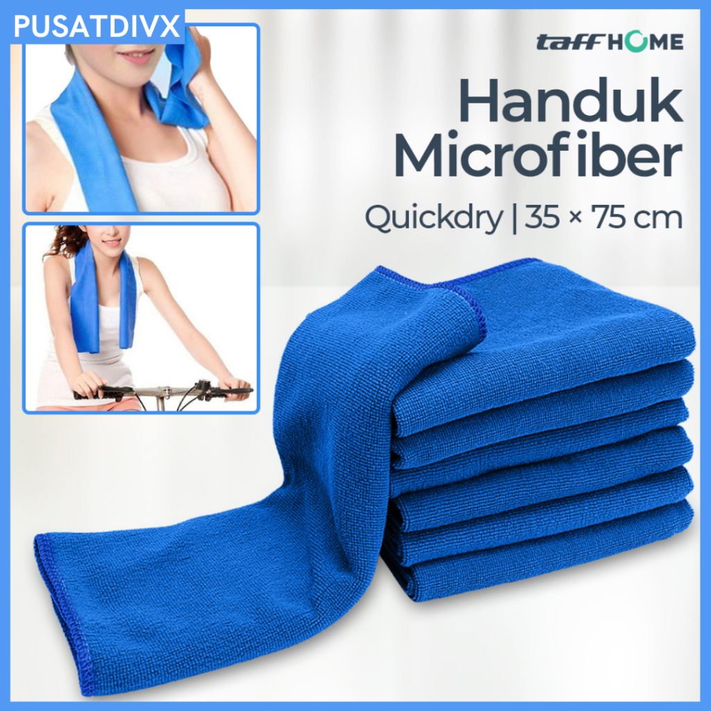Taffhome MICROFIBER TOWEL 35 X 75 CM QUICKDRY QUICK DRY SHOWER