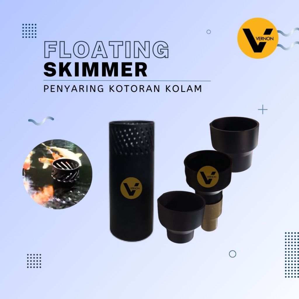 ลอย SKimmer Skimmer Koi บ่อลอย Skimmer