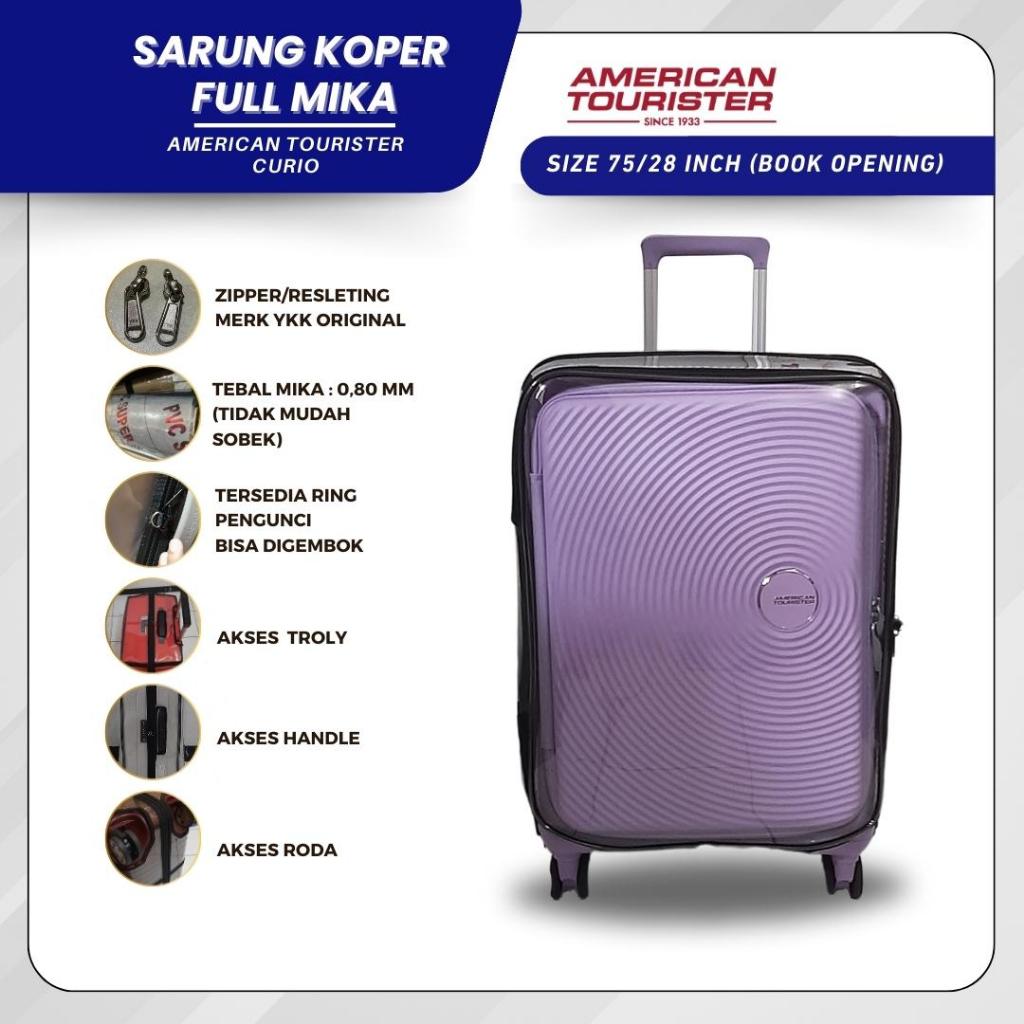 Reborn LC - ผ้าคลุมกระเป๋าเดินทาง | ผ้าคลุมกระเป๋าเดินทาง Fullmika Special American Tourister Curio 