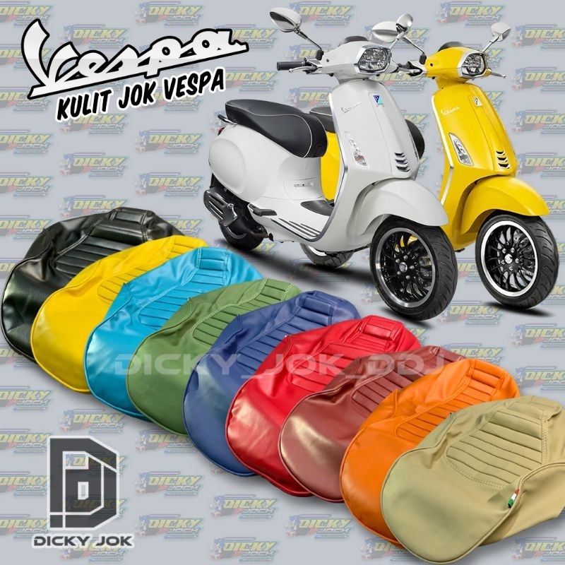 Vespa METIC Caferecer Premium ที่หุ้มเบาะหนังมอเตอร์ไซค์ Vespa Primavera, Sprint, GTS 125, Sprint S1