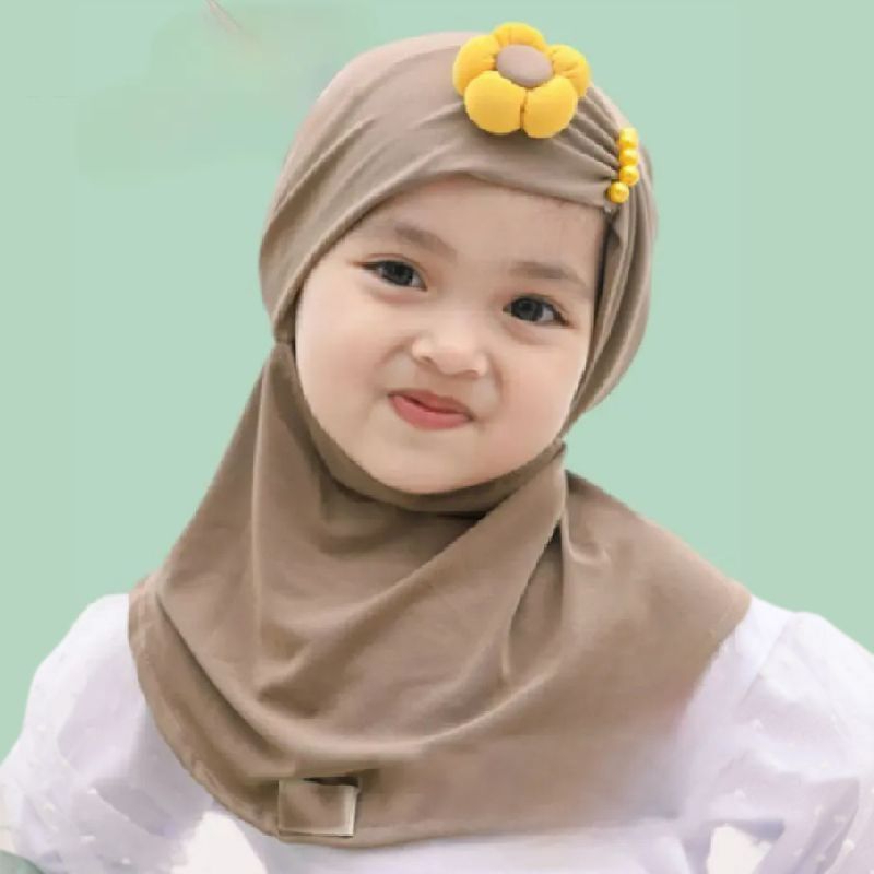 Baby Hijab 0 3 6 เดือน 1 2 ปี ZIHAN ผ้าคลุมศีรษะเด็กผู้หญิง baby Hijab