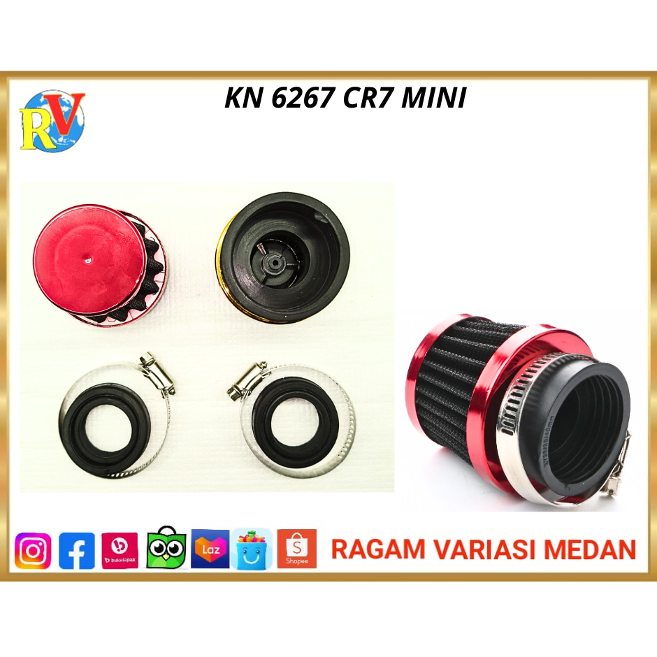 KN AIR FILTER VARIATION CARBON FILTER 6267 PE MINI MOTOR UNIVERSAL CR7
