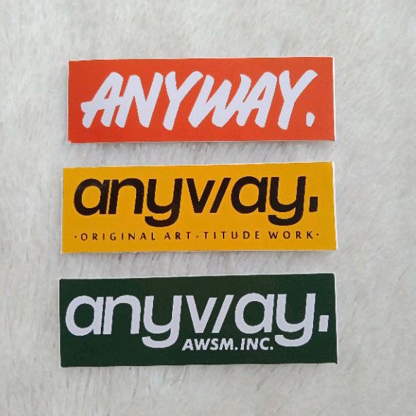 Anyway - สติ๊กเกอร์*
