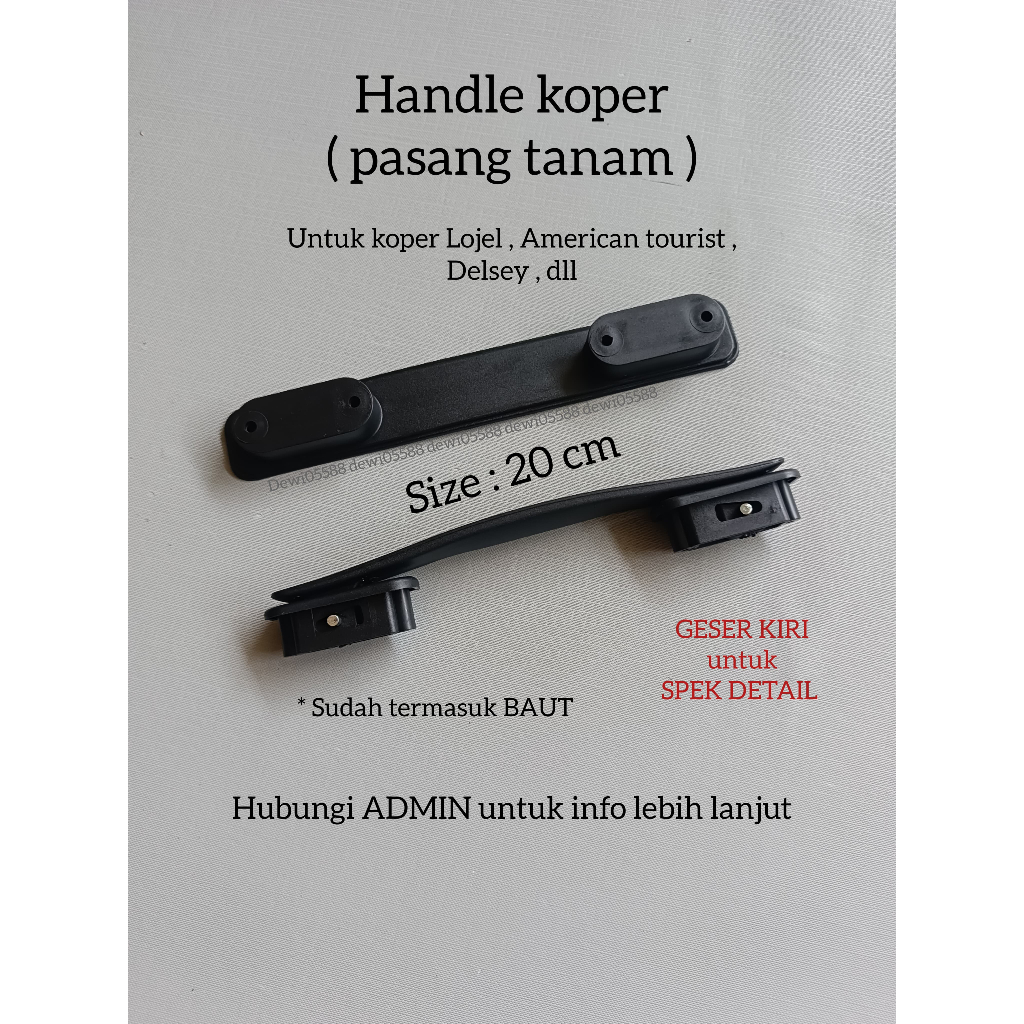 Lojel HANDLE, LOJEL HANDLE, SUITcase HANDEL, REPLACEMENT SUITcase HANDEL, SUITcase HANDEL, SUITcase STRAP, 20 ซม. รวม ukJEL