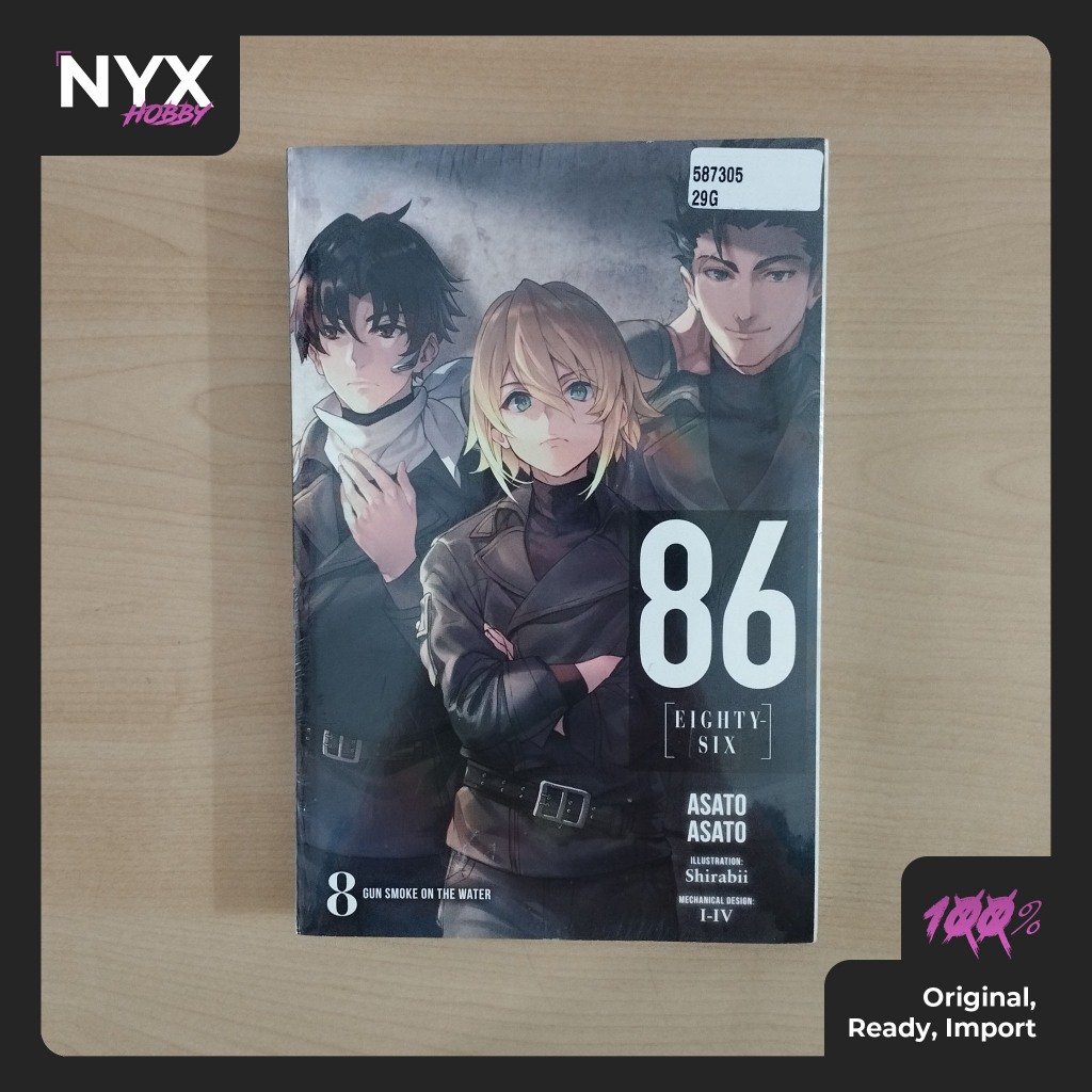 86: แปดสิบหก (ไลท์โนเวล) นําเข้าภาษาอังกฤษ เยน เล่ม 8