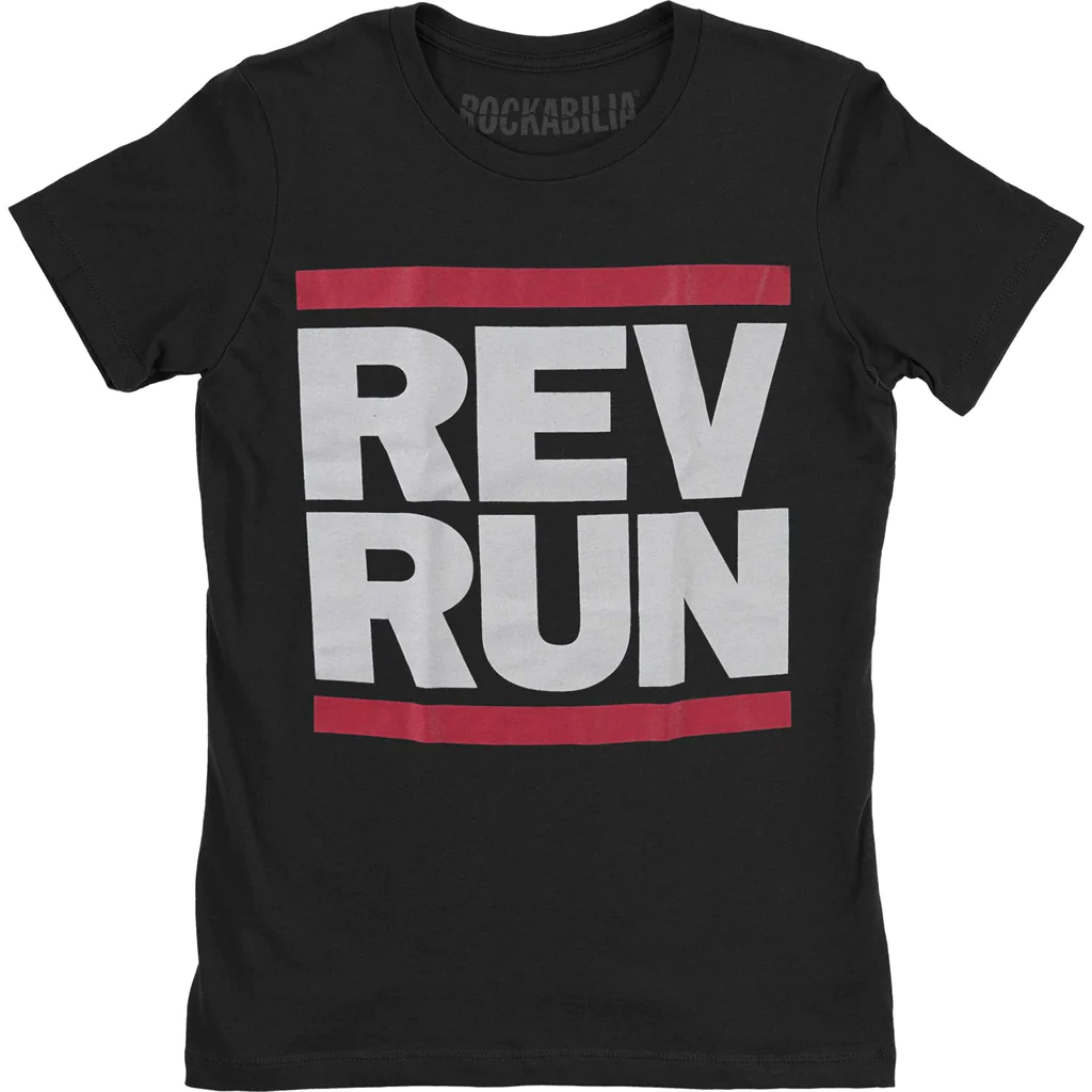 เสื้อยืด RUN DMC REV RUN | เสื้อยืดแร็พแบนด์