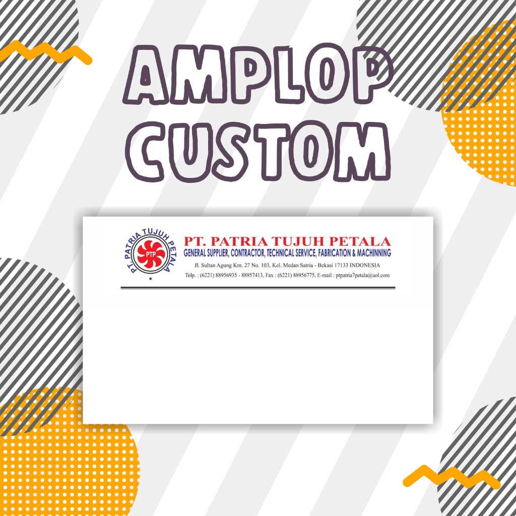 ENVELOPE / WEDDING ENVELOPE / COMPANY ENVELOPE ขนาด 9 X 15.2 ซม.