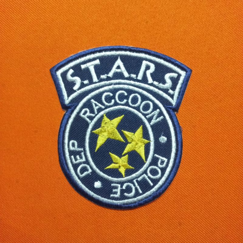 Spa Police Raccoon ปัก Patch Resident Evil STARS Bio Hazard