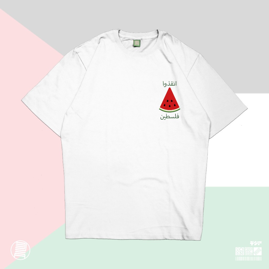 Save Palestine Watermelon Fight เสื้อยืดสําหรับ Peace Gaza Freedom DJA เสื้อยืดผ้า