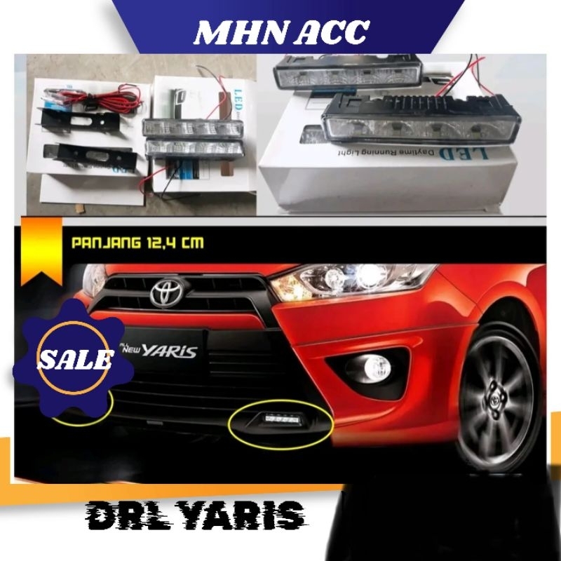 LED DRL - ใหม่ทั้งหมด YARIS TRD DRL LIGHTS YARIS FRONT BUMPER LIGHTS