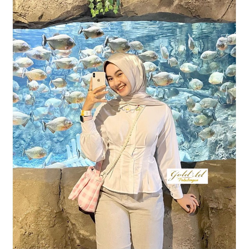 Kemeja Tifkly - LONG SLEEVED CORSET BASICK SHIRT / KARINA SHIRT / CASUAL & เสื้อทางการ