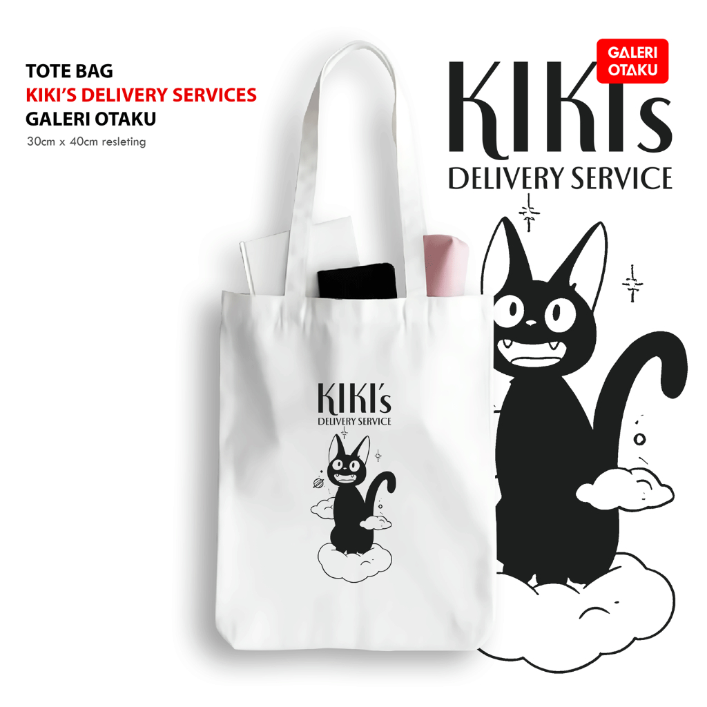 บริการจัดส่งของ Kiki Anime Totebag Kikis Delivery Service Edition / Kiki & Jiji