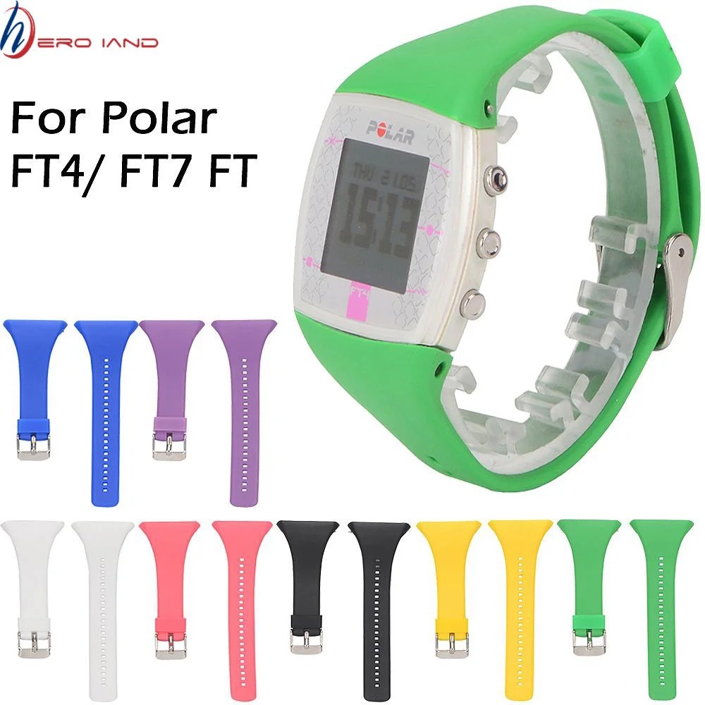 สายนาฬิกาซิลิโคนสําหรับ POLAR FT4 FT7 Series