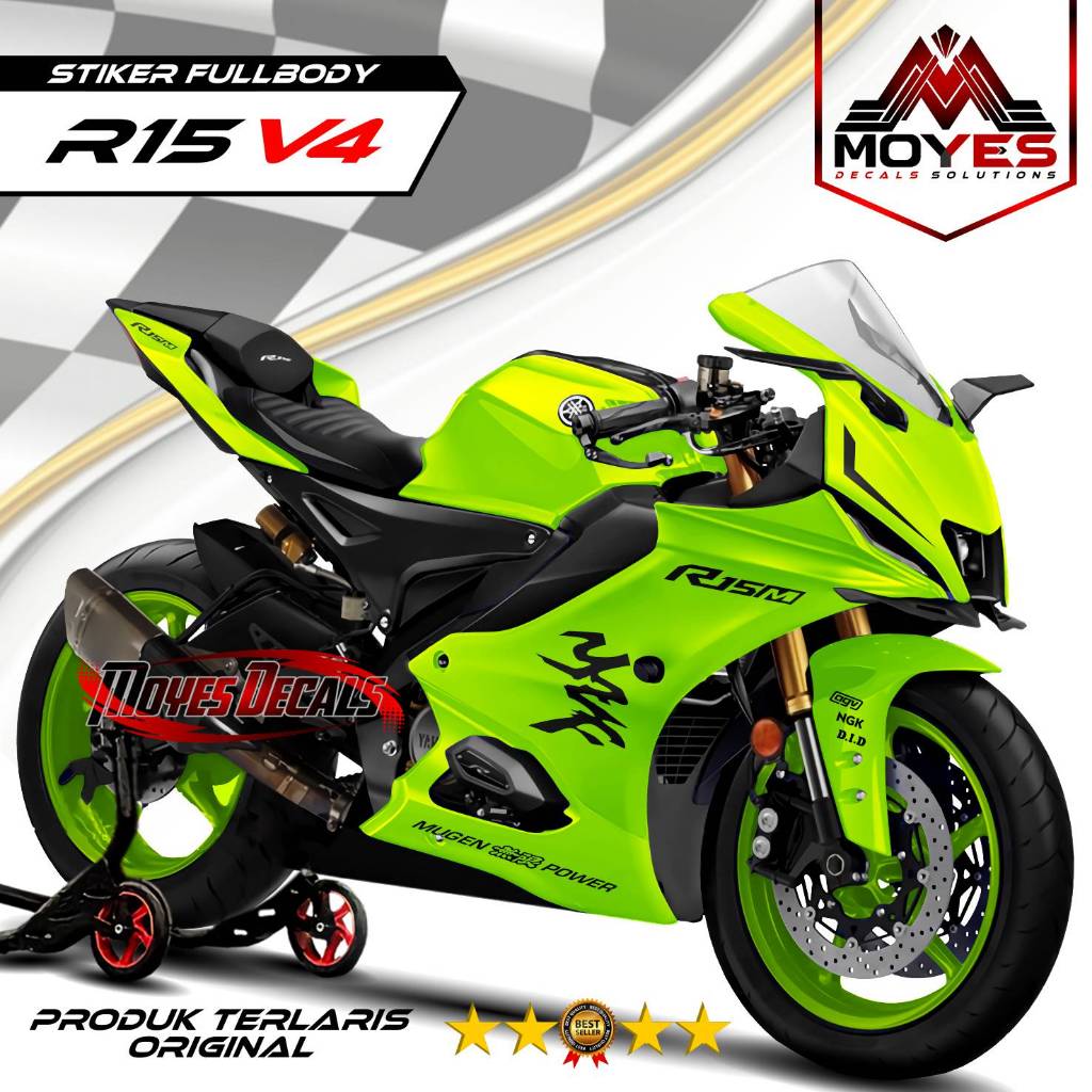 รูปลอก R15 V4 Fullbody Decal Yamaha R15 V4 Fullbody สติกเกอร์ R15 V4 Fullbody Plain