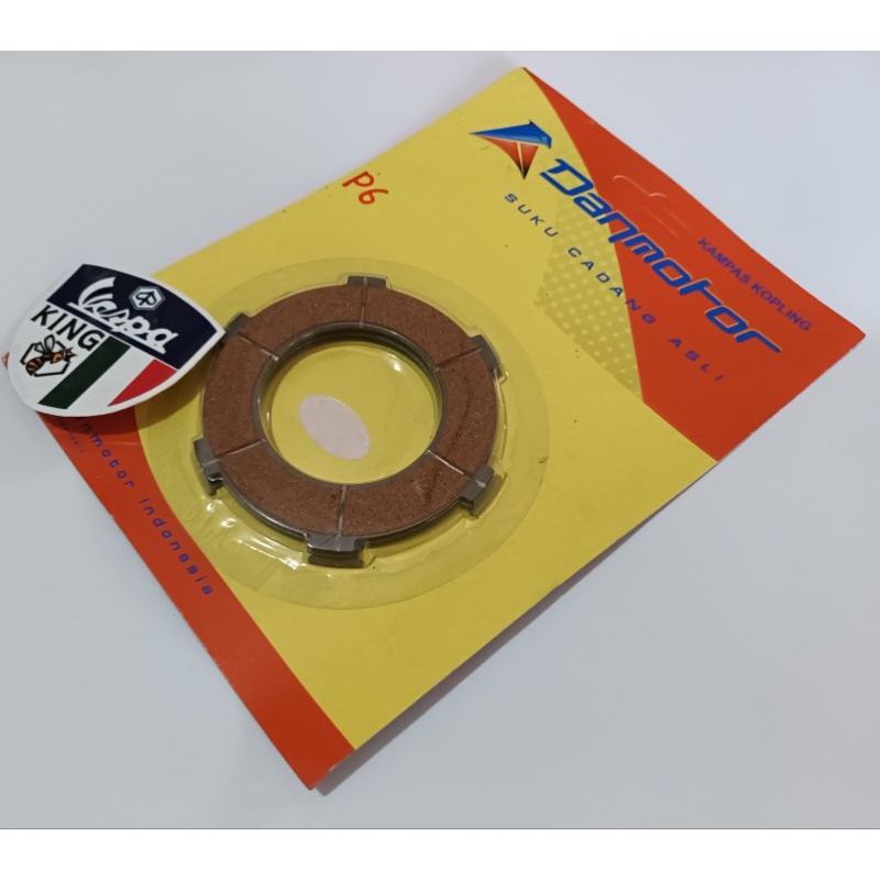 ซับคลัช Classic vespa 6 สปริง DANMOTOR super sprint vbb p150x p150s