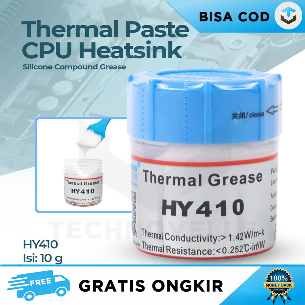 RASTA HEATSINK COOLING PROCESSOR CPU PC LAPTOP GEL THERMAL HY410
