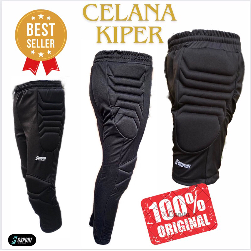 กางเกงผู้รักษาประตู GoSport รุ่นสั้น 3/4 และยาวสําหรับเด็กผู้ใหญ่
