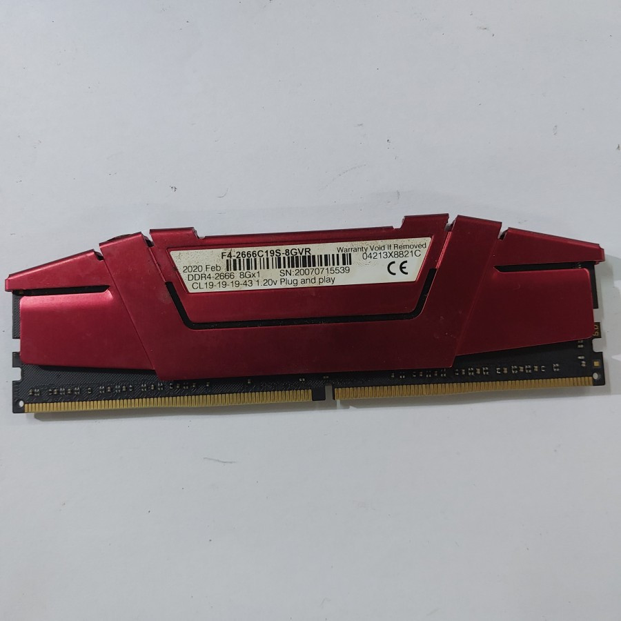Ram ddr4 8gb GSKILL 8Gx1 2666 เกม